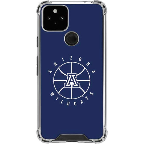 University of Arizona Basketball Mark Blue Google Pixel 5 Clear Case